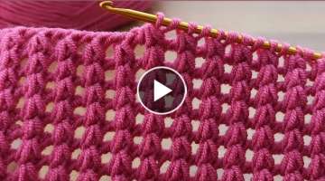  Super Easy Tunisian Crochet Baby Blanket For Beginners online Tutorial * #Tunisian