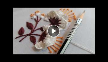 Amazing flower design with pencil ✏|latest flower design ideas