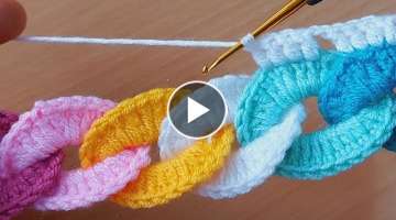 Chain crochet super easy knitting /bu örgü harika