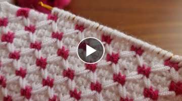 SUPER EASY Tunusian Knitting - Tunus İşi Çok Güzel Örgü Modeli