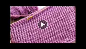 Super Easy Tunisian Knitting - Tunus İşi Çok Kolay Ve Güzel Örgü Modeli