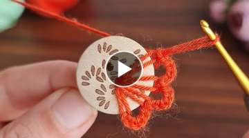 Wow Super easy very beautiful crochet idea ,how to make accessory, earring, flower, gift .