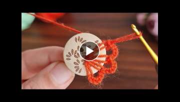 Wow Super easy very beautiful crochet idea ,how to make accessory, earring, flower, gift .