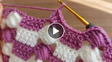 Super Easy Crochet Knitting - Tığ İşi Muhteşem Örgü Modeli