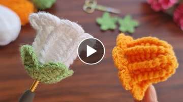Wow !! Super easy, very useful crochet keychain ,hair clip / sell and give as a gift.