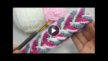 Tığ işi saç bandı yapımı / crochet hand band models / #crochet #crochetblanket #knitting
