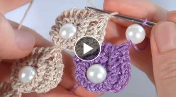 SUPER BEAUTY in a few minutes/everyone can do it/Author's CROCHET with BEADS