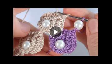 SUPER BEAUTY in a few minutes/everyone can do it/Author's CROCHET with BEADS