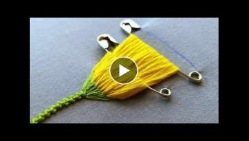 most beautiful flower with safety pins|superrrrrrr easy flower design