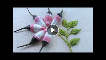 Crazy Chilli flower design|latest hand embroidery design