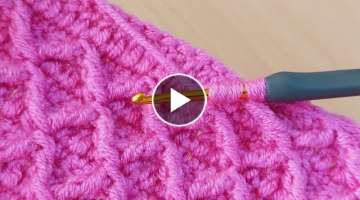 Super easy crochet baby blanket/kolay tığ işi bebek battaniye modeli