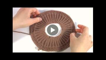 Crochet and Relax! This Hat to Brighten Your Day/Interesting Crochet Pattern