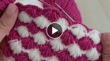 Amazing Easy Crochet Knitting - Cook Güzel Battaniye Yelek Örgü Modeli