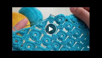 Super Easy Crochet Kinitting- Tığ işi çok kolay örgü modeli