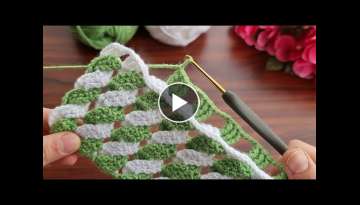 Super Very Easy Crochet Knitting Model Yapımı Çok Güzel Harika Tığ İşi Örgü Modeli.