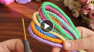 Wow Super Easy Crochet Knitting i knit with chains how to make blanket vest model