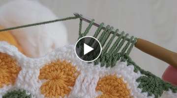 Amazing Easy Crochet Knitting - Tığ Şahane Örgü Modeli