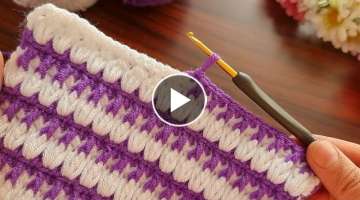 Wow This Wonderful Crochet Knitting Pattern Is So Easy So Stylish Çok Şık Tığişi Örgü Mod...