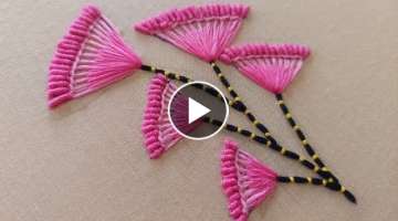 Most Beautiful Hand Embroidery Designs|Super easy flower design
