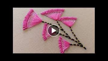 Most Beautiful Hand Embroidery Designs|Super easy flower design