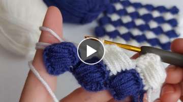 Amazing Easy Crochet Knitting - Görenler bu örgü modeline bayılacak yapımı şaşırtacak