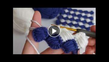 Amazing Easy Crochet Knitting - Görenler bu örgü modeline bayılacak yapımı şaşırtacak