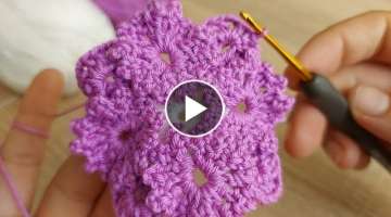 Super Easy Crochet Knitting - How to Crochet Knitting model - Çok Guzel Battaniye Modeli
