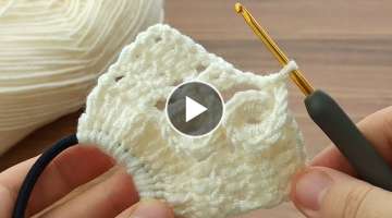  white color Very easy crochet hair band making /baby soft hair band online tutorial