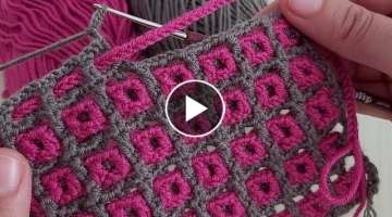 Super Easy Crochet Knitting - Bu Örgü Modelini Çok Seveceksiniz