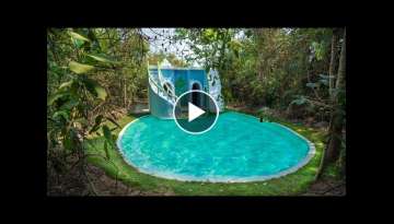 Building 1M Dollars Swimming Pool House Water Slide Park