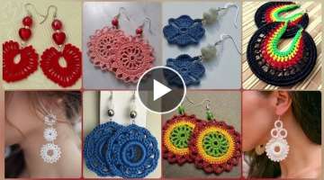 How to make a crochet earring accessory