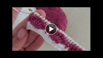 Amzing Easy Tunisian Crochet - Bu Örgü Modeline Bayilacaksınız