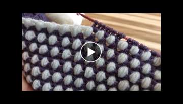 Super Easy Crochet Knitting - Şahane Tunus Örgü Modeli