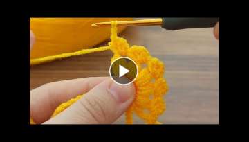 Very easy crochet flower pattern baby hair bandana online easy tutorial #crochet #crochethairband