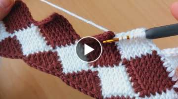 Make a crochet knit baby blanket or rug-çok güzel battaniye kırlent modeli