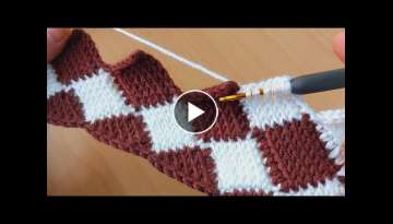 Make a crochet knit baby blanket or rug-çok güzel battaniye kırlent modeli