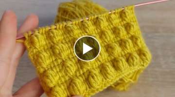 Kabartmalı Şahane Örgü Modeli How To Crochet Knitting
