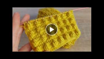 Kabartmalı Şahane Örgü Modeli How To Crochet Knitting