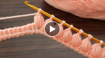 Very stylish Very easy Super Easy Tunisian Crochet Baby Blanket model making