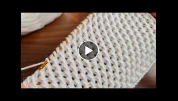 Super Easy Tunusian Knitting - Tunus İşi Şahane Kolay Güzel Örgü Modelleri