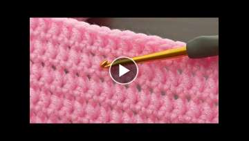 PERFECT very easy crochet baby blanket model tığ işi muhteşem bebek battaniyesi anlatımı#c...