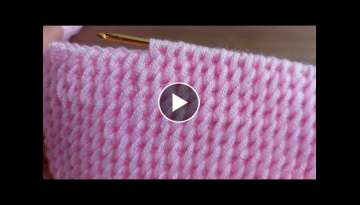 Super Easy Tunisian Knitting - Tığ İşi Şahane Örgüsü