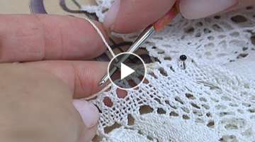 Very GENTLE Crochet of READY LACE/Looks great/Done quickly