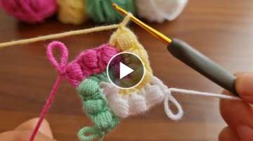 Super Easy Crochet Knitting - Tığ İşi Çok Kolay Çok Gösterişli Örgü Modeli