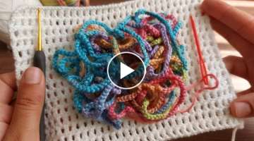 Super Easy Crochet Knitting Tığ İşi Çok Kolay Çok Güzel Örgü Modeli