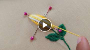 Amazing design with new trick|super easy hand embroidery