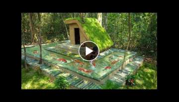 Build Mud House Fishes Tank in The Rain forest--Survival Minecraft Building