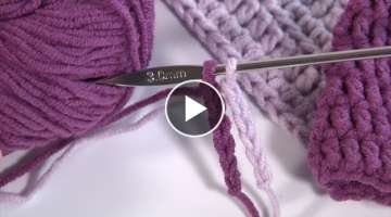 1Stitch and 2 Patterns/Easy Crochet Patterns for Beginners