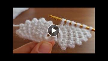 Super Easy Tunusian Knitting - Tunus İşi Şahane Kolay Örgü Modeline Bayılacaksınız