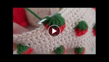 Super 3D Crochet Knitting Pattern - Şahane Tığ İşi Örgü Modeli